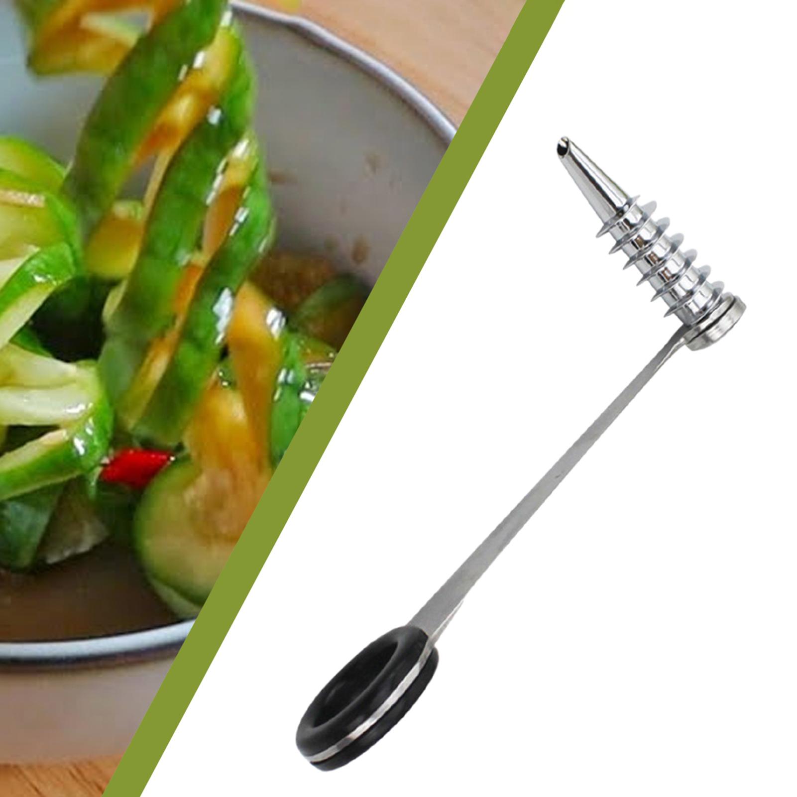 Spiral Slicer Blade Cucumber C - مراجعة Household Kitchen Gadgets Vegetable Cutter Silk Cutter وسعره