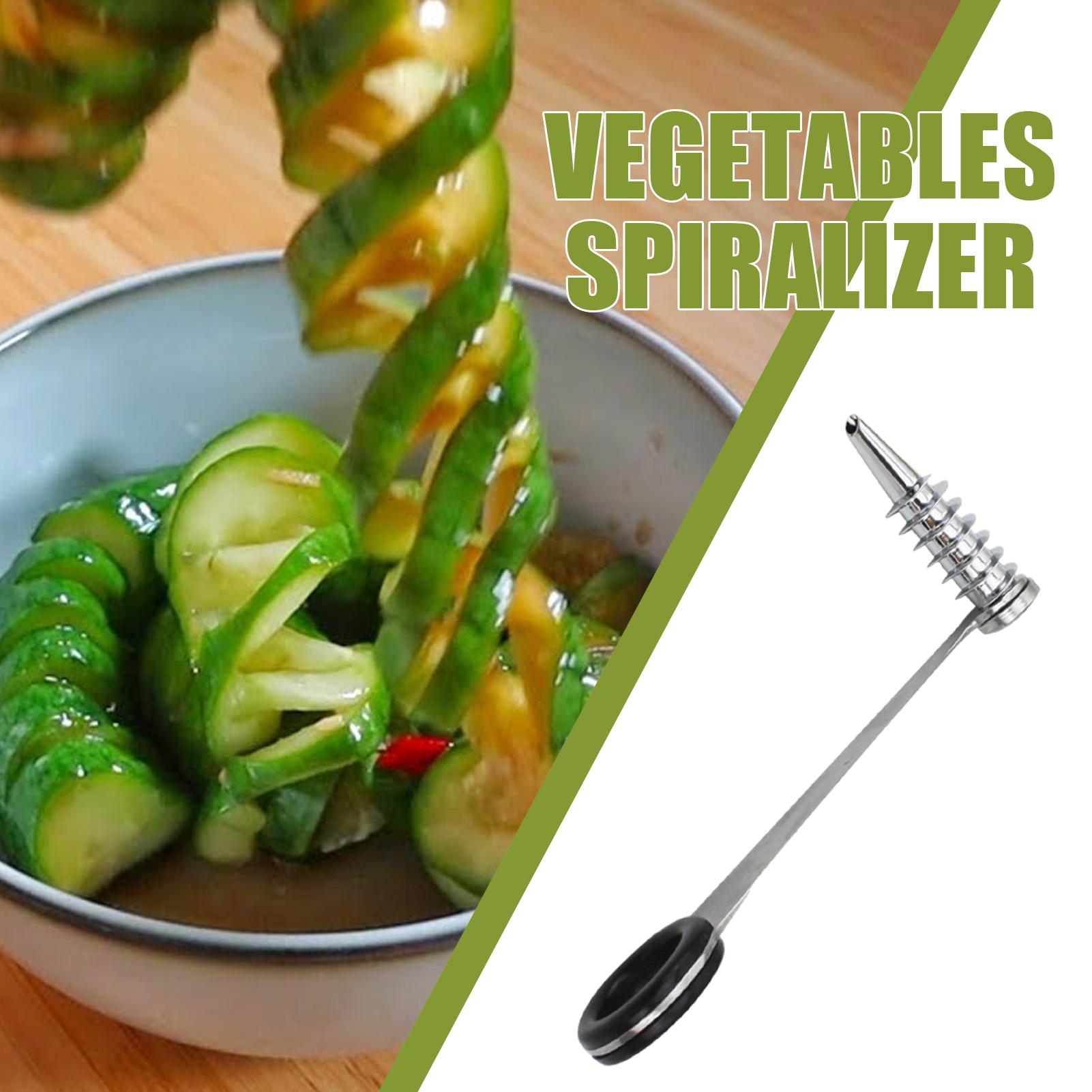 Spiral Slicer Blade Cucumber C - مراجعة Household Kitchen Gadgets Vegetable Cutter Silk Cutter وسعره