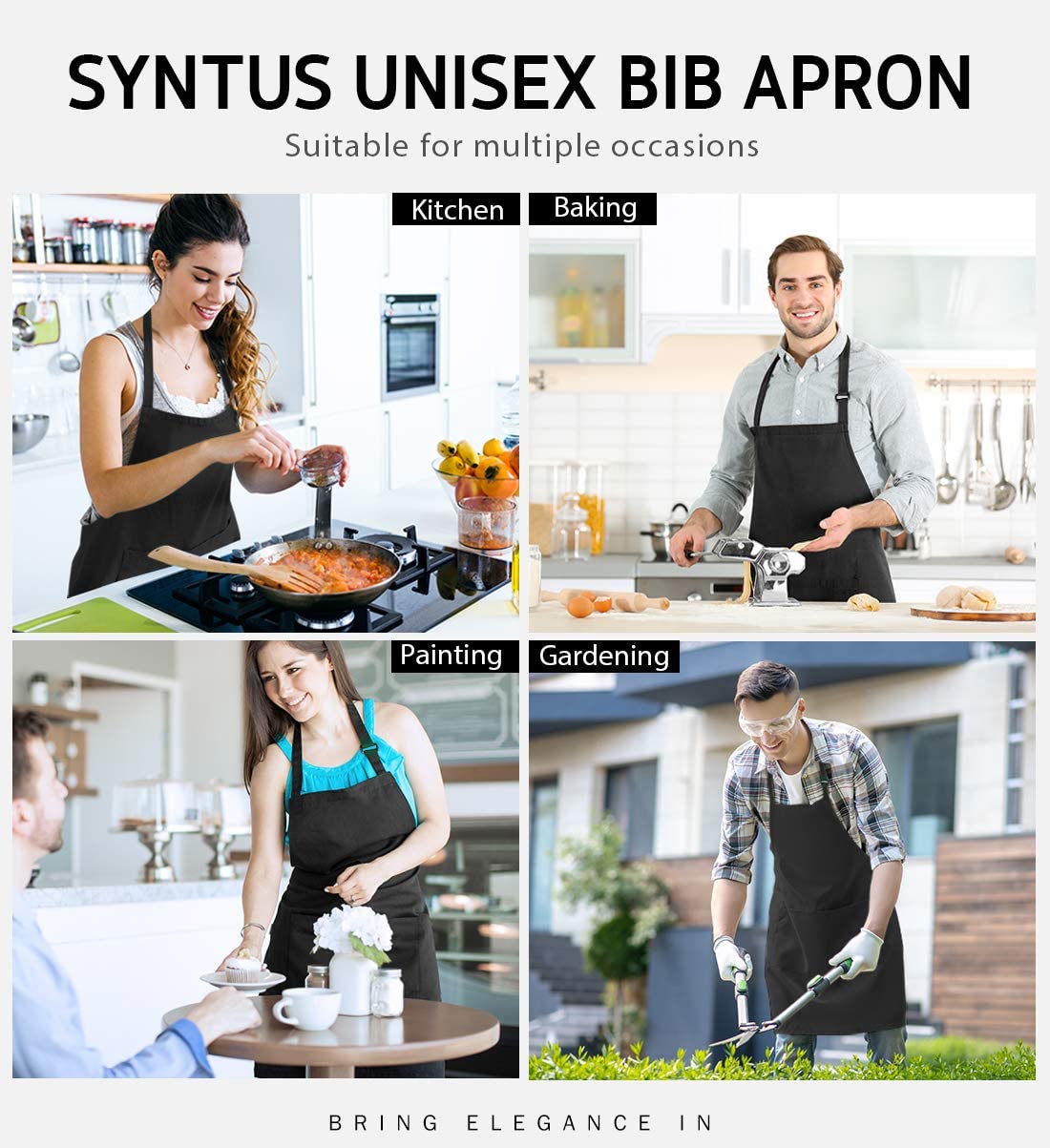 18 Colors Custom LOGO Aprons F - مراجعة Kitchen Gadgets For Women وسعره
