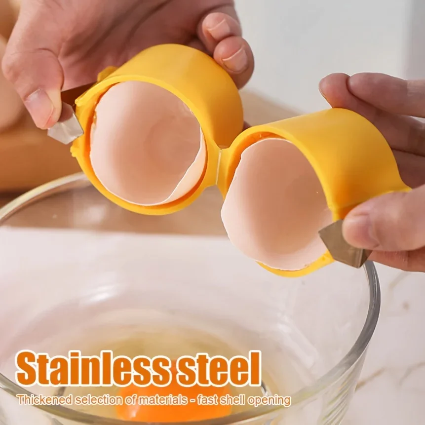 1/3pcs-Stainless Steel Eggshel - مراجعة Egg Separator Tool وسعره