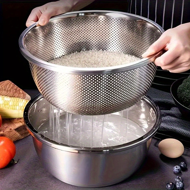 2pcs Stainless Steel Colander  - مراجعة Kitchen Gadgets 2025 وسعره