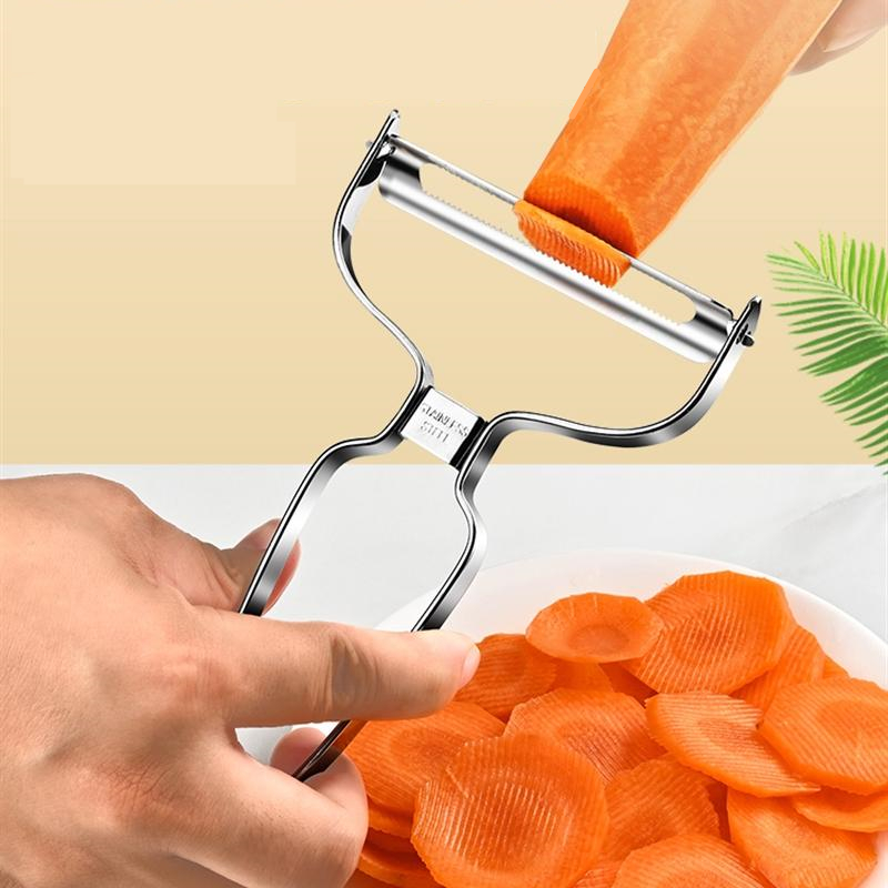 Stainless Steel Cabbage Grater - مراجعة Household Kitchen Gadgets Vegetable Cutter Silk Cutter وسعره