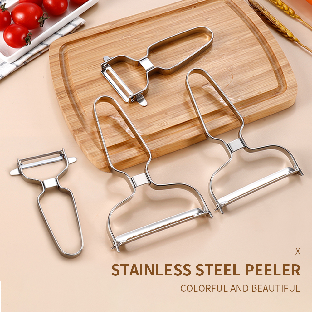 Vegetables Fruit Peeler Stainl - مراجعة Household Kitchen Gadgets Vegetable Cutter Silk Cutter وسعره