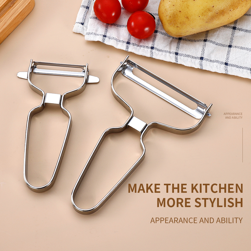 Vegetables Fruit Peeler Stainl - مراجعة Household Kitchen Gadgets Vegetable Cutter Silk Cutter وسعره