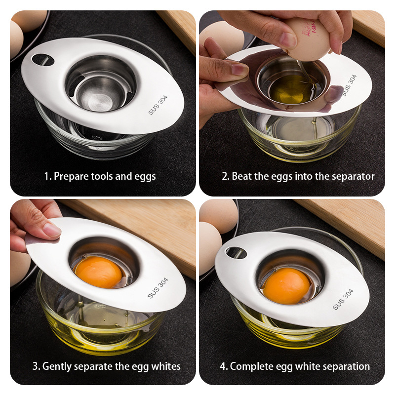Stainless Steel Egg White Sepa - مراجعة Egg Separator Tool وسعره