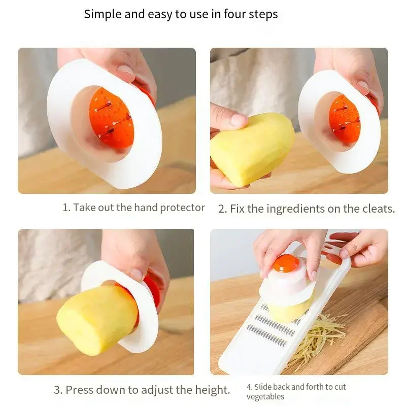 Grater Vegetables Slicer Carro - مراجعة Household Kitchen Gadgets Vegetable Cutter Silk Cutter وسعره