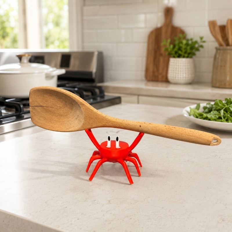 Red Crab Spoon Rest, Cute Crab - مراجعة Kitchen Gadgets For Gifts وسعره