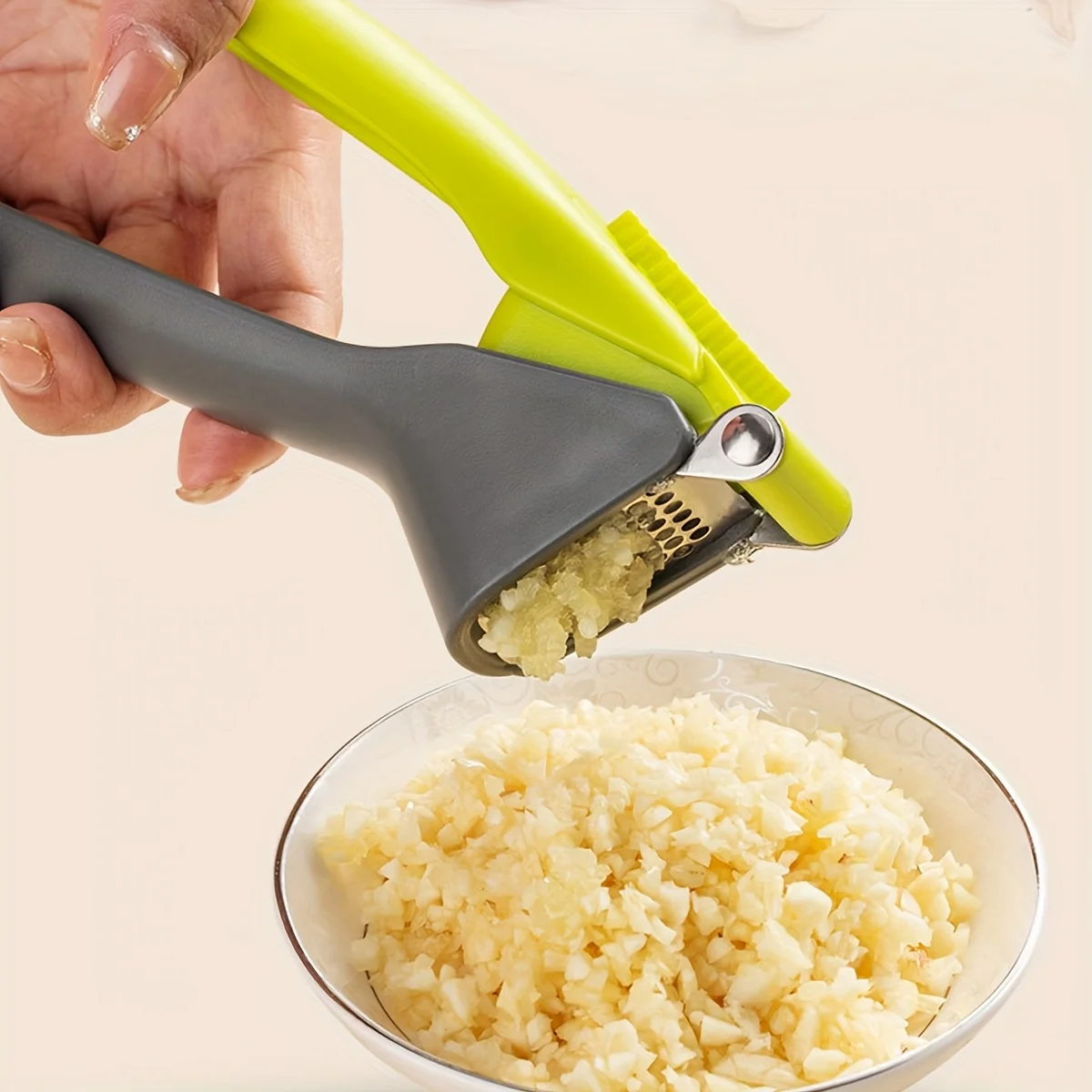 1pc Manual Garlic Press & Minc - مراجعة Manual Garlic Press وسعره