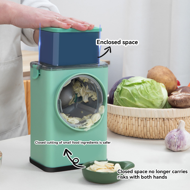 Home Multifunction Vegetable S - مراجعة Household Kitchen Gadgets Vegetable Cutter Silk Cutter وسعره