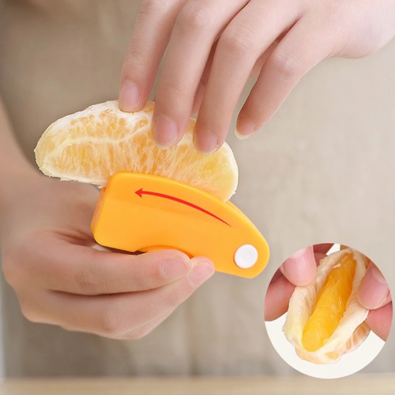 3Pc Portable Orange Peeler Str - مراجعة Kitchen Helper Gadgets وسعره