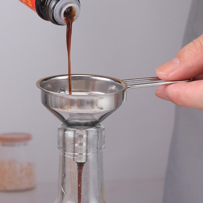 New Stainless Steel Funnel Wit - مراجعة Kitchen Gadgets New وسعره