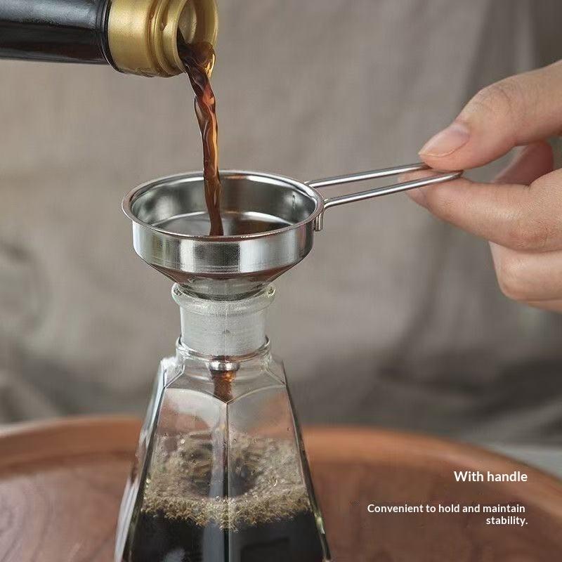 New Stainless Steel Funnel Wit - مراجعة Kitchen Gadgets New وسعره