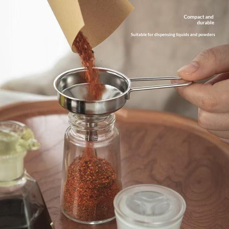 New Stainless Steel Funnel Wit - مراجعة Kitchen Gadgets New وسعره