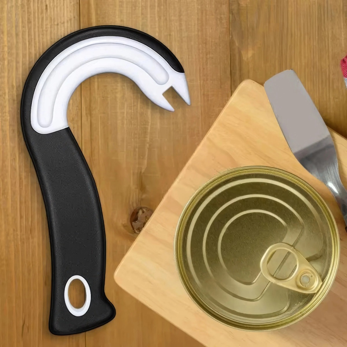 1Pcs Black Hook Type Can Opene - مراجعة Kitchen Gadgets Easy Life وسعره
