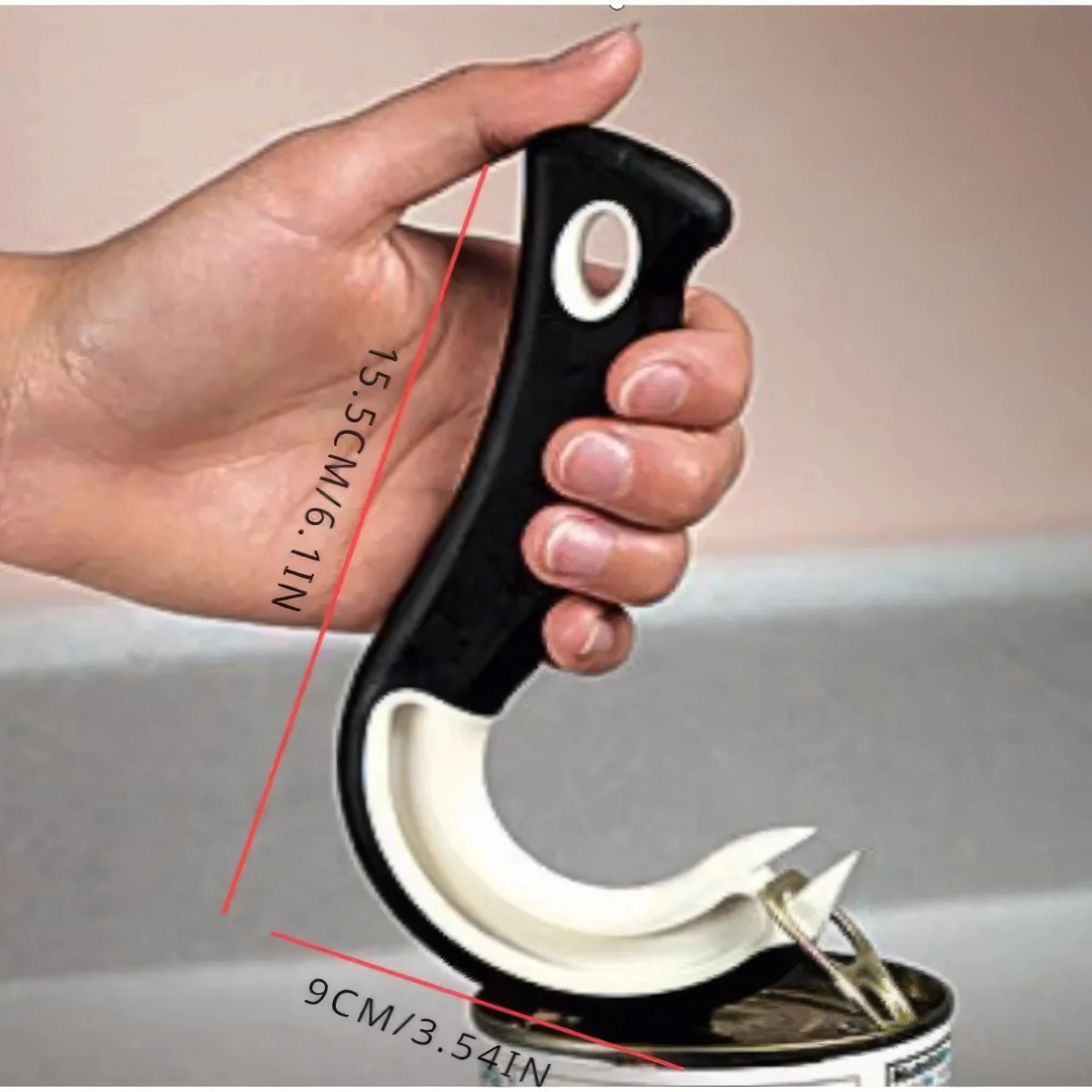 1Pcs Black Hook Type Can Opene - مراجعة Kitchen Gadgets Easy Life وسعره