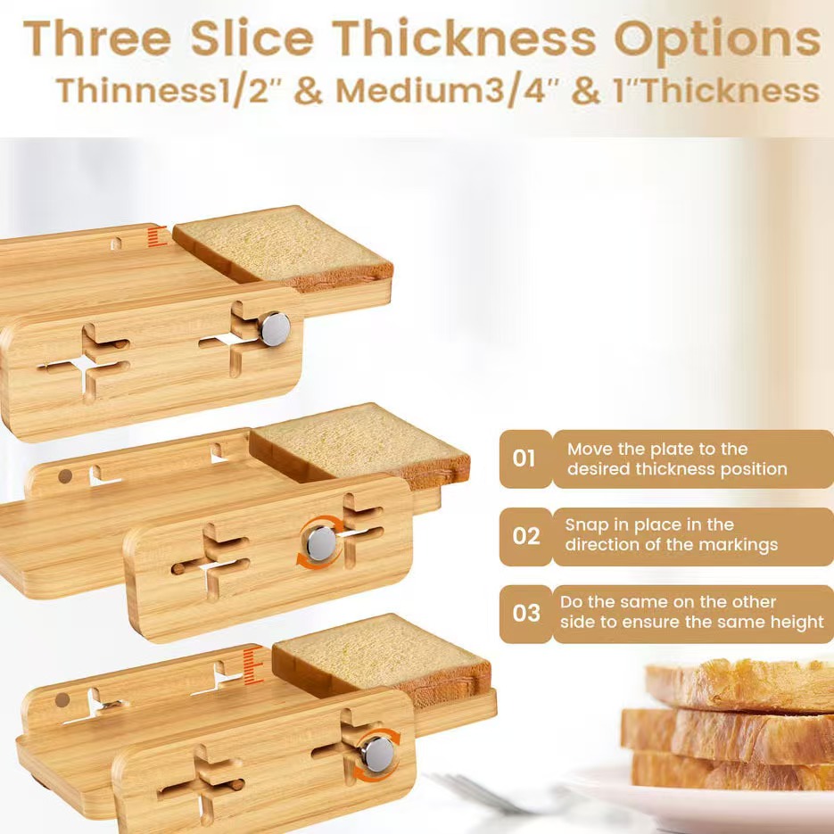 New Bread Rack Slicer Guide Ho - مراجعة Kitchen Gadgets Guide وسعره