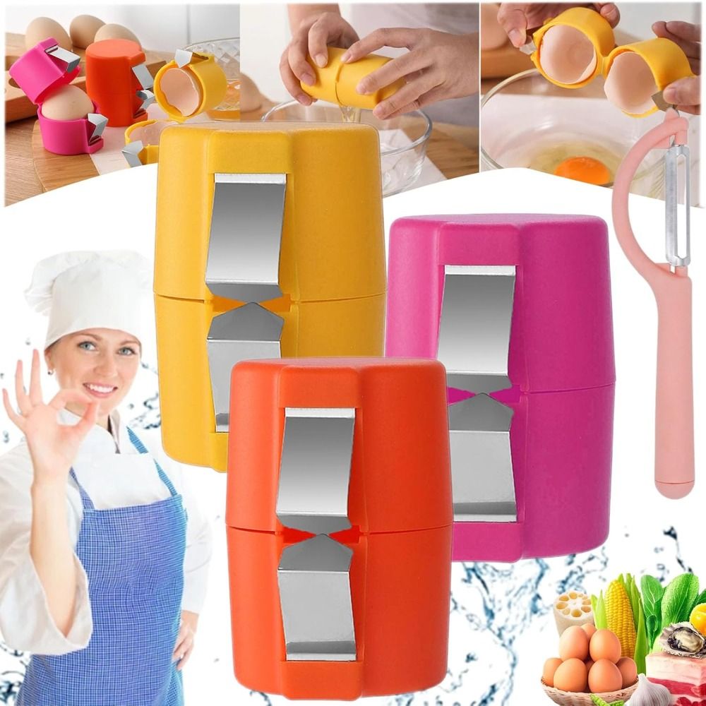 Cute Egg Shell Opener Kitchen  - مراجعة Egg Separator Tool وسعره