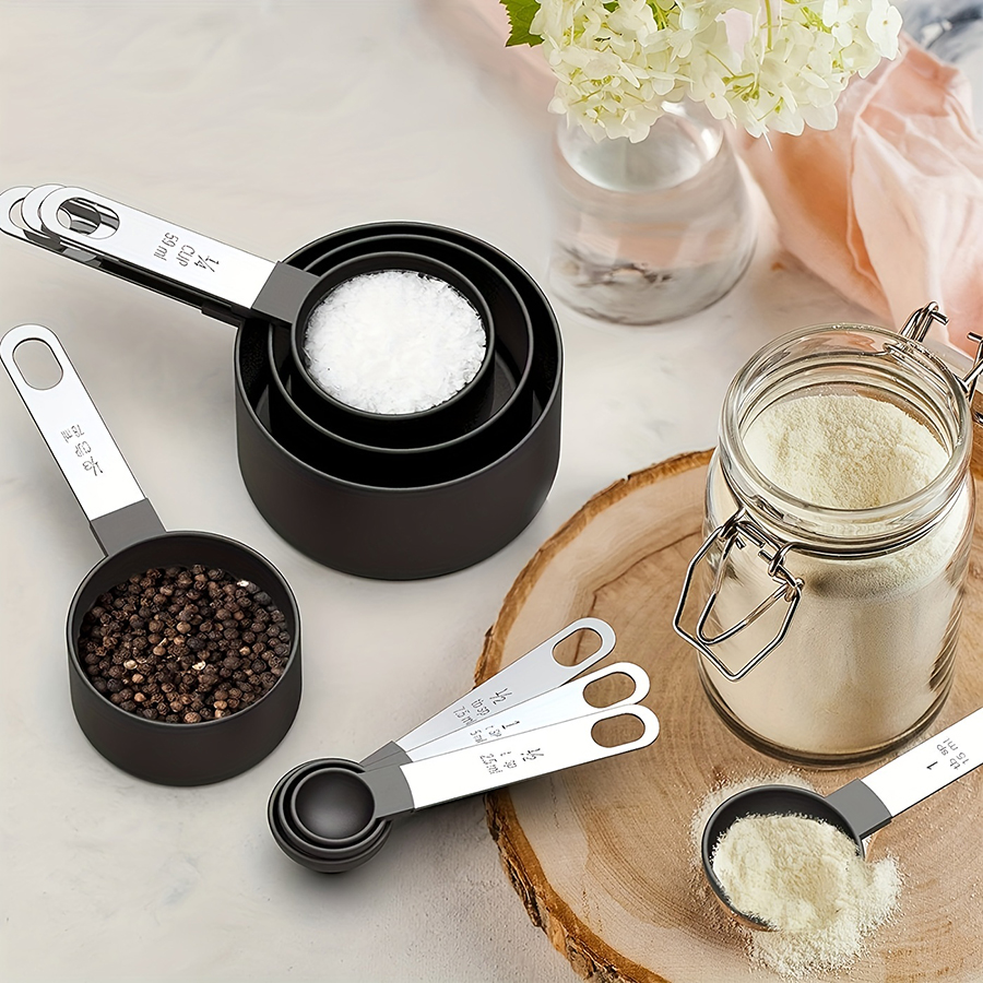 4PCS/8PCS plastic measuring cu - مراجعة Healthy Kitchen Gadgets وسعره
