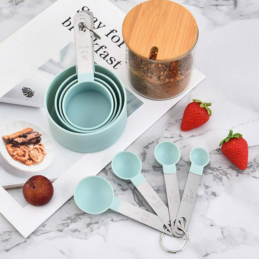 4PCS/8PCS plastic measuring cu - مراجعة Healthy Kitchen Gadgets وسعره