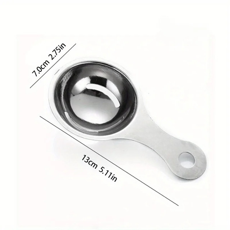 1pc Stainless Steel Egg Separa - مراجعة Egg Separator Tool وسعره