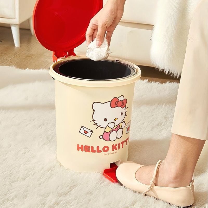 Anime Sanrio Trash Can Househo - مراجعة Kitchen Gadgets New وسعره