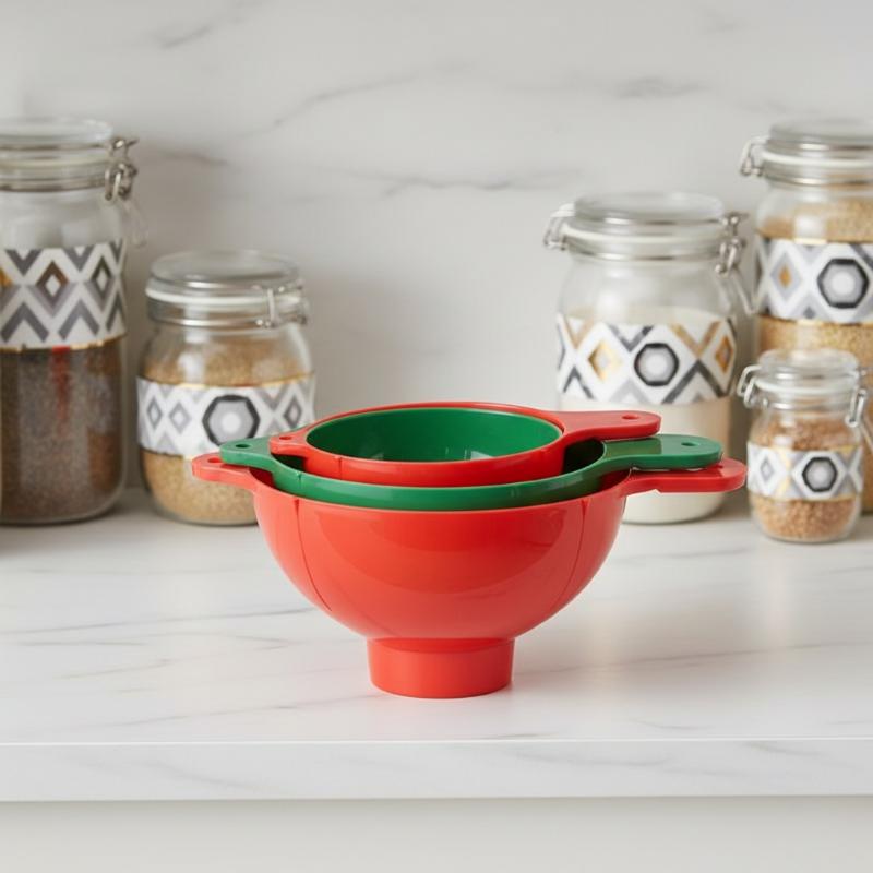 2pcs/set Wide Mouth Funnel Pla - مراجعة Kitchen Gadgets Popular وسعره