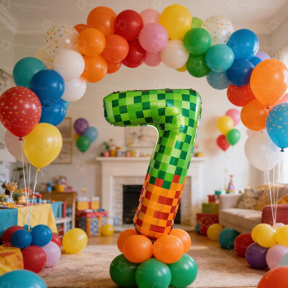 Pixel Miner Number Foil Balloo - مراجعة Kitchen Gadgets Videos وسعره