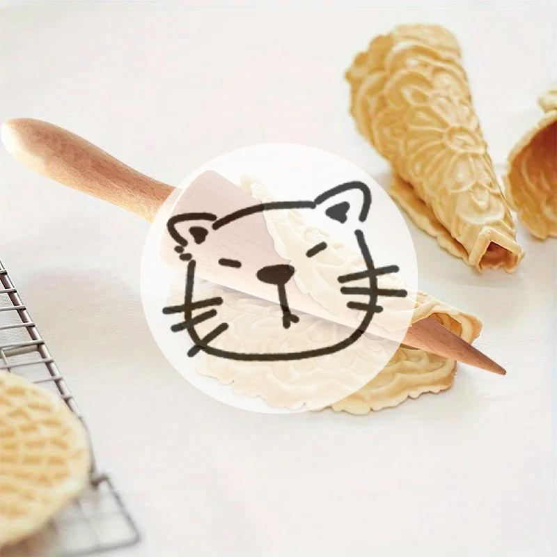 Popular 1pc, Wooden Ice Cream  - مراجعة Kitchen Gadgets Popular وسعره