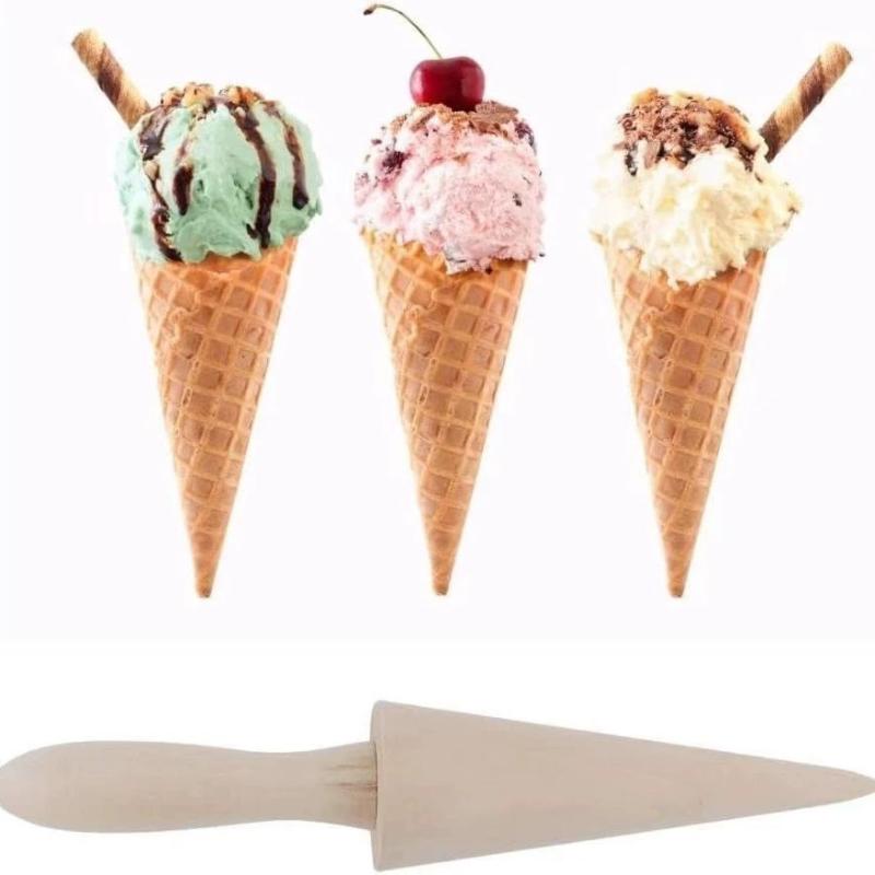 Popular 1pc, Wooden Ice Cream  - مراجعة Kitchen Gadgets Popular وسعره