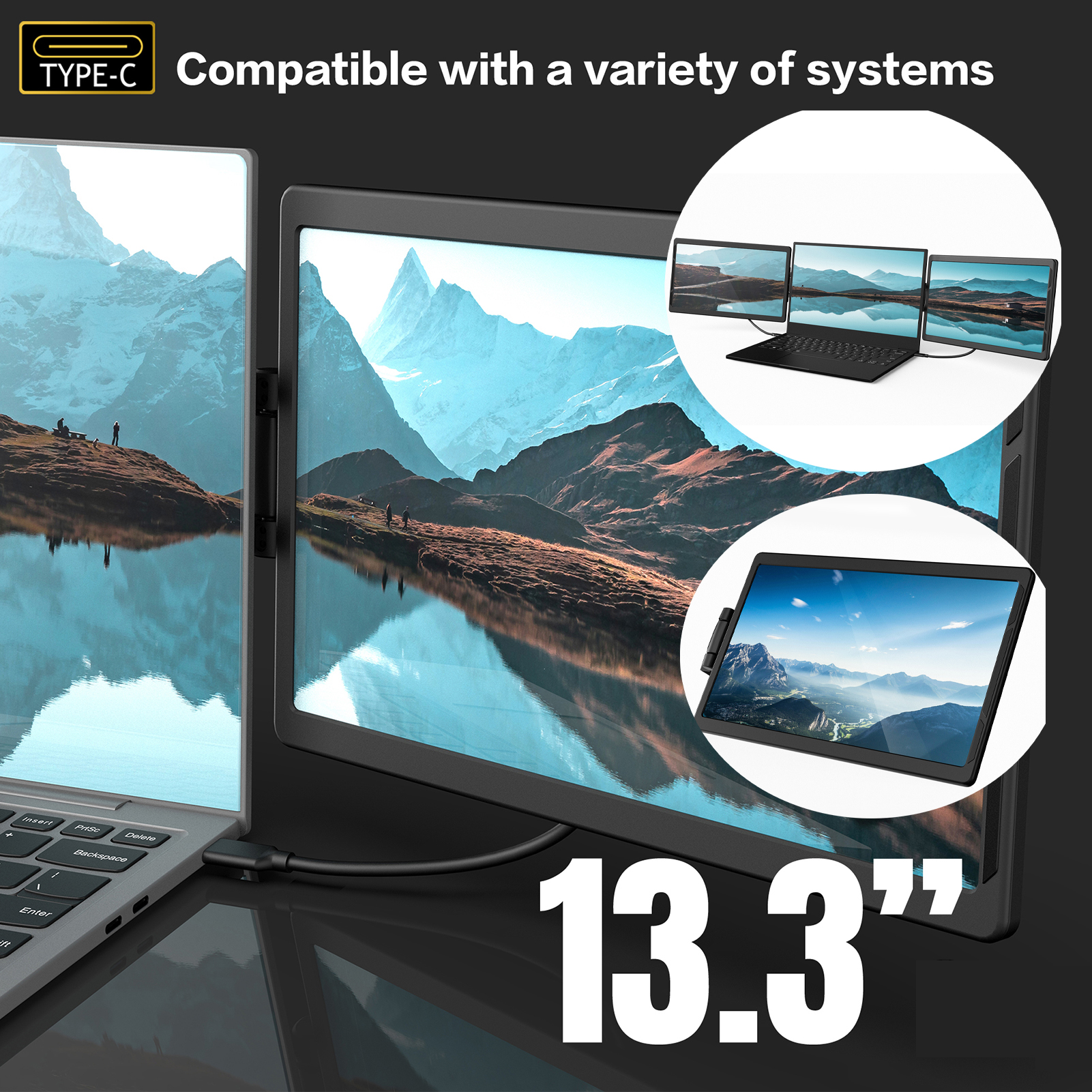 13.3 Inch LCD Laptop Monitor F - مراجعة Kitchen Gadgets Videos وسعره