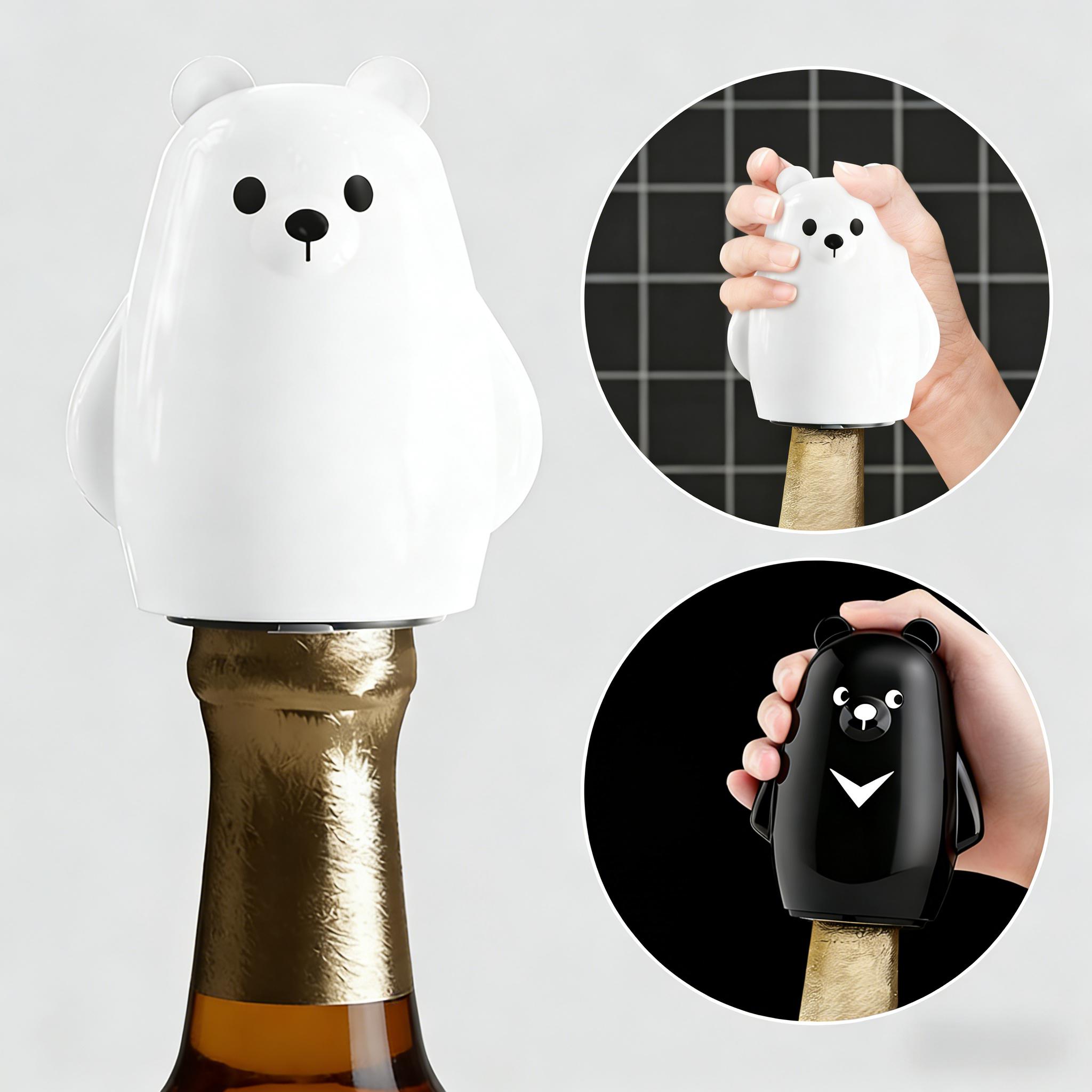 Cute Black & White Bear Bottle - مراجعة Kitchen Gadgets Ideas وسعره